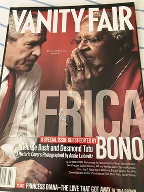 Vanity Fair Magazine Cover - 'AFRICA' President Bush & Bishop Desmond Tutu